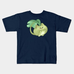 The Jumping Cat Leaf Kids T-Shirt